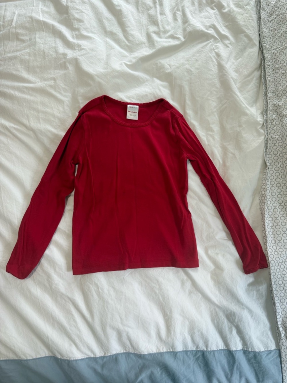 Hanna Andersson Deep Red Crewneck Sweater